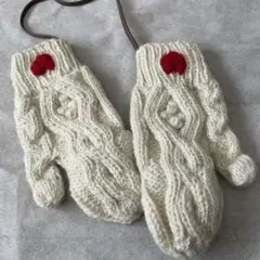 試着のみ　手袋 ミトン heart pink SeaRoomlynn