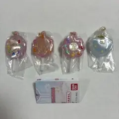 おジャ魔女どれみ　カラフルキャンディチャーム　4点セット