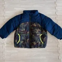 branshes ブランシェス　90cm ジャンパー　アウター　迷彩　ネイビー