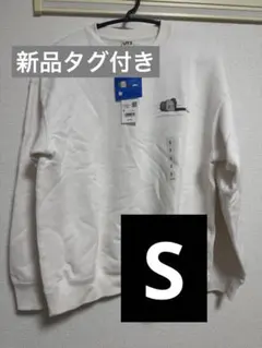 新品タグ付き　UNIQLO KAWSスウェット　白