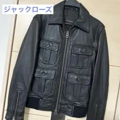 ジャックローズ　ダークグリーン レザー シングルライダースジャケット　本革 楽天市場】【SALE／40%OFF】JE 22.21 LAMB LEATHER SINGLE