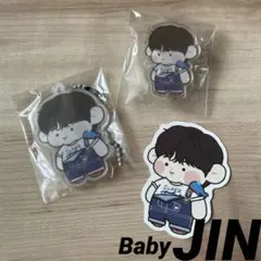 ①BTS JIN ジン　アクリルキーリング　クリップ　本国イベント　キムソクジン