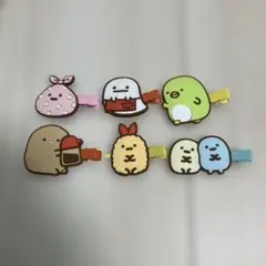 스밋코구라시 ラバークリップ ヘアクリップ 6個セット