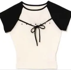 andmary Alma ribbon tops ivory - メルカリ