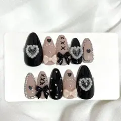 No.7 ネイルチップオーダー ジェルネイル 地雷 量産型 ネイルチップ