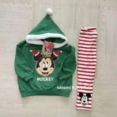リトシー　ミッキー　ミニー　クリスマス　パーカー　トレーナー　レギンス　100