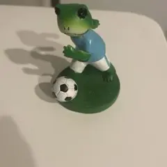 カエル サッカー フィギュア 置物