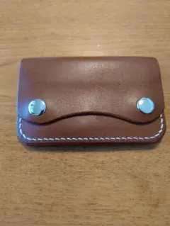 な*嬉様 姫路レザー ミニトラッカー　スナップボタン ミニ財布