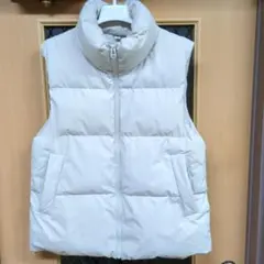 GU ホワイト ダウンベスト Mサイズ