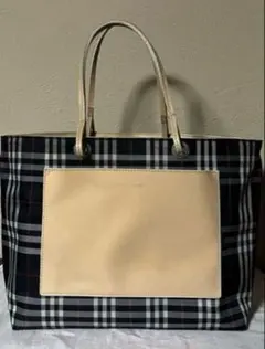 希少 BURBERRY LONDON トートバッグ ノバチェック A4収納可 - メルカリ