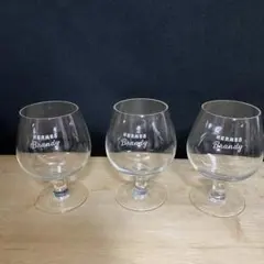 HERMES ブランデーグラス3個セット