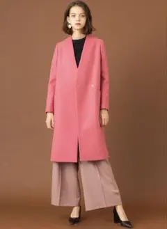 【値下‼︎】 UNITED TOKYO ピンク ロングコート サイズ2