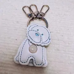キタムラ　わんちゃんキーホルダー ホワイト　トイプードル　ビション　完売品
