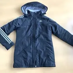 Adidas　レディースベンチコート　中綿フーディーコート　フード取り外し可