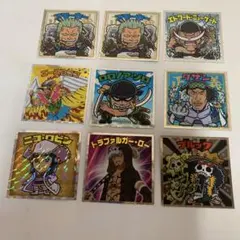 ワンピース　ビックリマンシール9枚