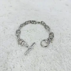 シルバー925 【刻印あり】アンカーチェーン オシャレ 定番型ブレスレット