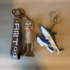 トララレロトラララ トゥントゥントゥンサフール キーホルダー ２点セット