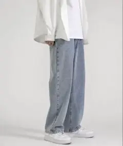 【Ressaca / レッサカ】リラックスルーズストレートデニム（Mサイズ）のサムネイル
