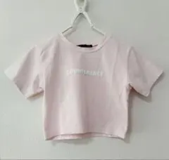 Heather ピンク クロップドTシャツのサムネイル