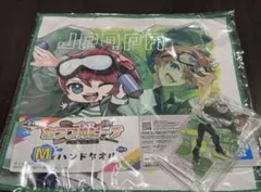 一番くじカラフルピーチ　からぴち　アクスタ　タオル　ラバーチャーム　じゃぱぱ3点