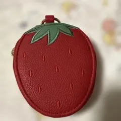 苺モチーフ アクセサリーケース ポーチ　スリーコインズ