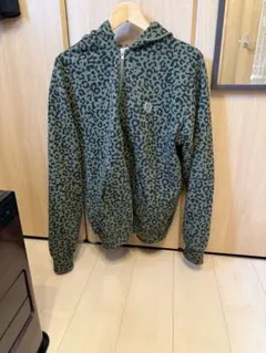 Swagger zip up hoodie 豹柄 ヒョウ柄 パーカー - メルカリ
