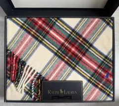 Ralph Lauren チェック柄毛布 75x140cm