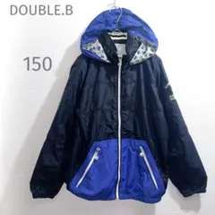 DOUBLE.B【150】フード付きジャケット♡黒・青♡男の子ジャンパー♡薄手