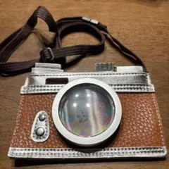 ディズニー　ダッフィー　カメラ型パスケース＆財布小銭入れ