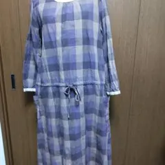 SM2  麻混　ワンピース　サマンサモスモス