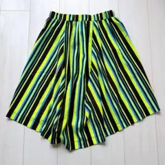コムデギャルソン コムコム リネン アシンメトリー 変形 ワイドパンツ