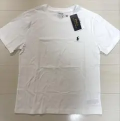 ポロラルフローレン クルーネックTシャツ ボーイズMサイズ　白色