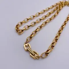 vintage GIVENCHY アズキ チェーン ネックレス ゴールドカラーのサムネイル