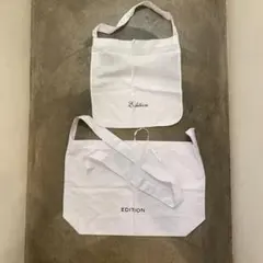 editionショッパー　大小2枚セット