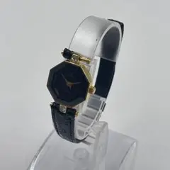 D009　マビーメイゾン　　ブラック　レディース ヴィンテージ　腕時計