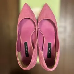 RANDA ピンク スエード ハイヒール