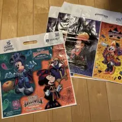 ディズニーショッパー ハロウィンデザイン4枚セット