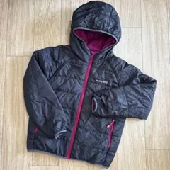 美品　モンベル サーマラップパーカ リバーシブルジャケット キッズ140cm