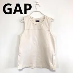 GAP アイボリー　ノースリーブ　タンクトップ　カットソー