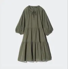最終価格 Merlette SIDDAL ワンピース カーキ シルク S - メルカリ