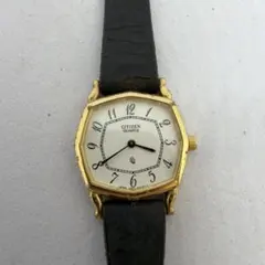CITIZEN シチズン 腕時計 2200 レトロ クォーツ ゴールド