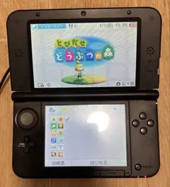 ［動作◎］NINTENDO 3DSLL ブラック×シルバー