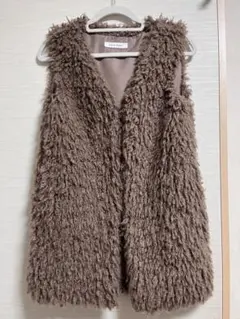 AZUL BY MOUSSY ブラウンファーベスト