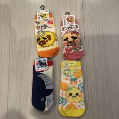 高知限定キッズ靴下セット（犬・クジラ・フルーツ柄）