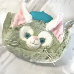 香港ディズニー　ジェラトーニ ポーチ　もこもこ　ぬいぐるみ