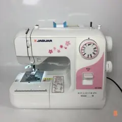 JAGUAR ジャガー 電子ミシン KH-800 コンパクトミシン 花柄 ピンク