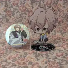 ヒプノシスマイク 夢野幻太郎 コラボカフェ本舗 アクリルスタンド 缶バッジ