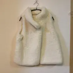 美品DigniteCollier(ディニテコリエ)フェイクファーベスト
