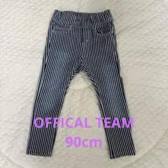 OFFICAL TEAM ストライプパンツ 90cm 子供ズボン