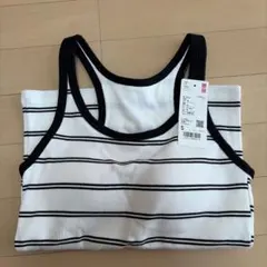 UNIQLO レーサーバックブラトップ ボーダー Sのサムネイル